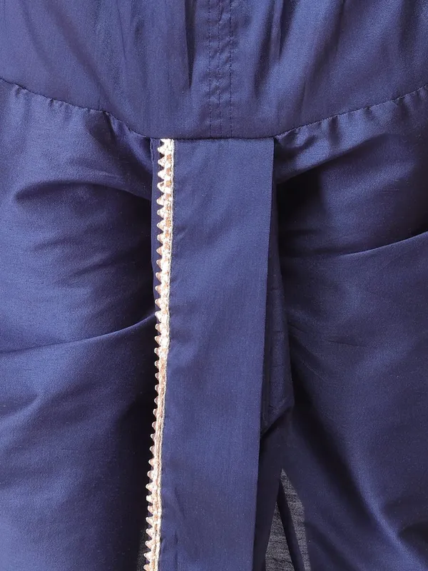 Blue_Cotton_Regular_Plain_Dhoti_For_Kids