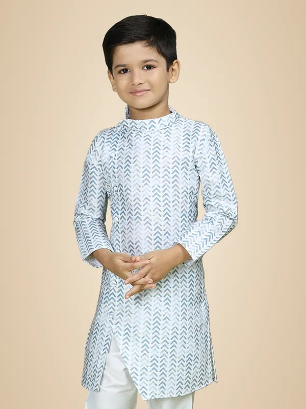 Red_Cotton_Full_Sleeve_Regular_Fit_Printed_Red_Kurta_For_Boy