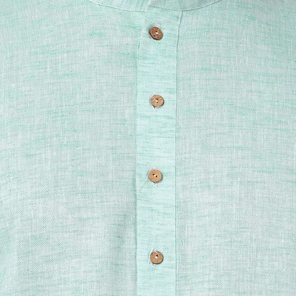 Tabard_Men_Solid_Straight_Kurta_(Green)