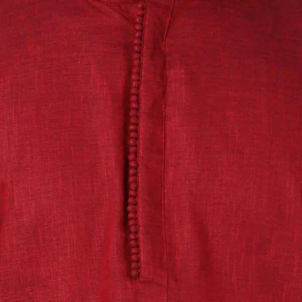 Tabard_Men_Self_Design_Straight_Kurta_(Maroon)