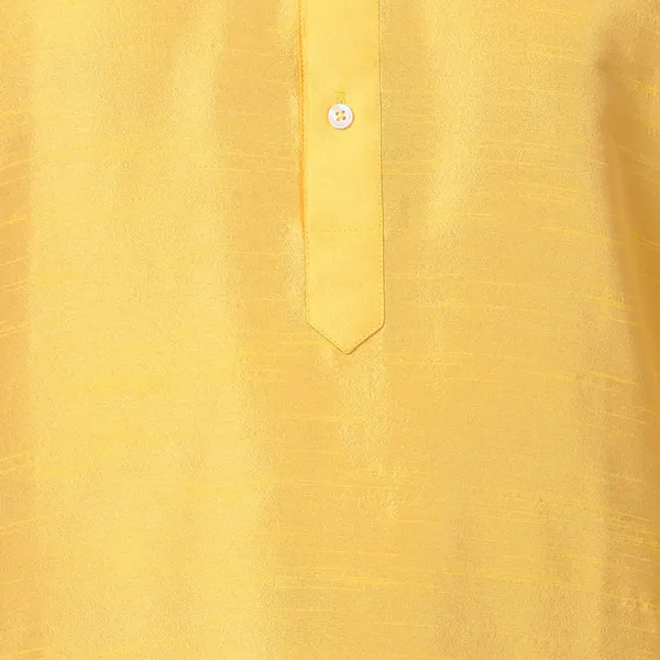 Tabard_Men_Solid_Straight_Kurta_(Yellow)