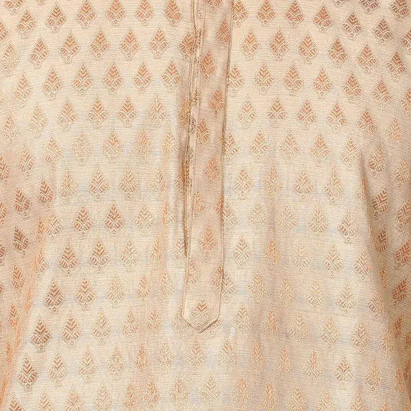Tabard_Men_Self_Design_Straight_Kurta_(Beige)