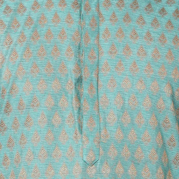 Tabard_Men_Self_Design_Straight_Kurta_(Green)