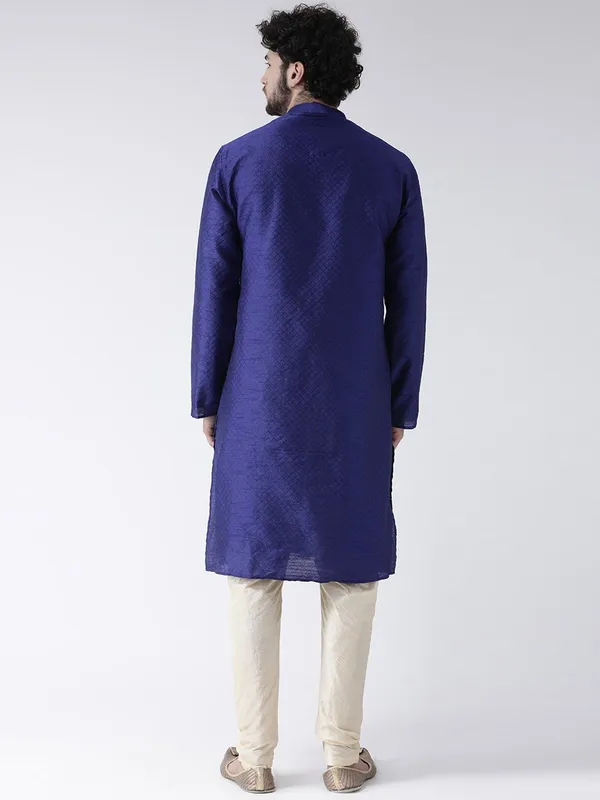 Tabard_Men_Printed_Straight_Kurta_(Blue)