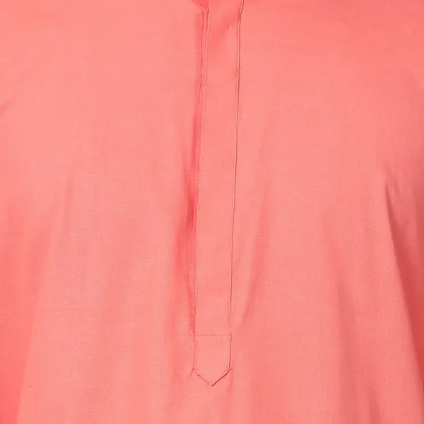 Tabard_Men_Solid_Straight_Kurta_(Orange)