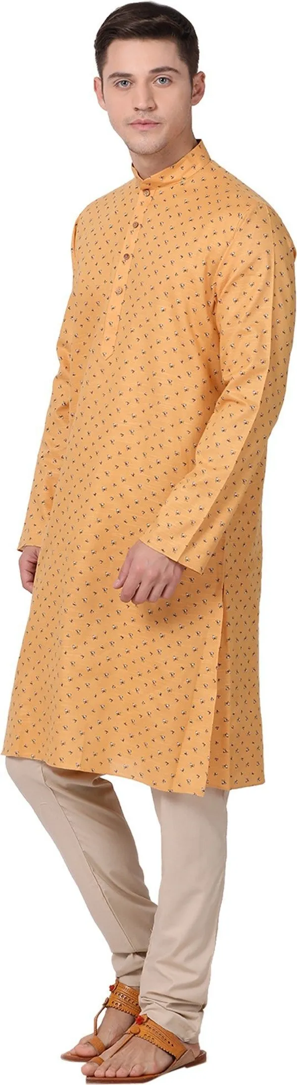 Tabard_Men_Printed_Straight_Kurta_(Beige)