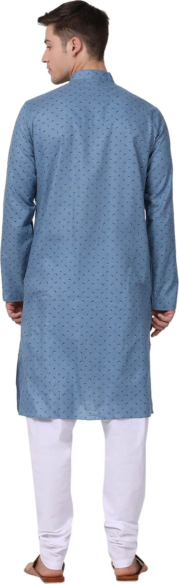 Tabard_Men_Printed_Straight_Kurta_(Grey)
