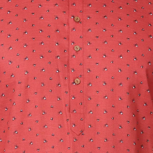 Tabard_Men_Printed_Straight_Kurta_(Red,_White,_Black)