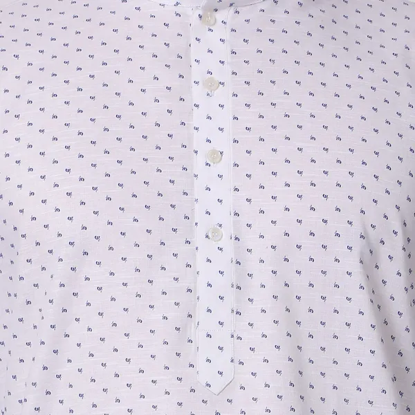 Tabard_Men_Printed_Straight_Kurta_(White)