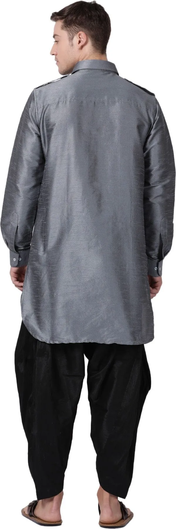 Tabard_Men_Self_Design_Pathani_Kurta_(Grey)