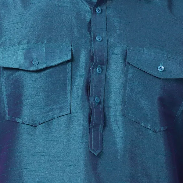 Tabard_Men_Self_Design_Pathani_Kurta_(Blue)