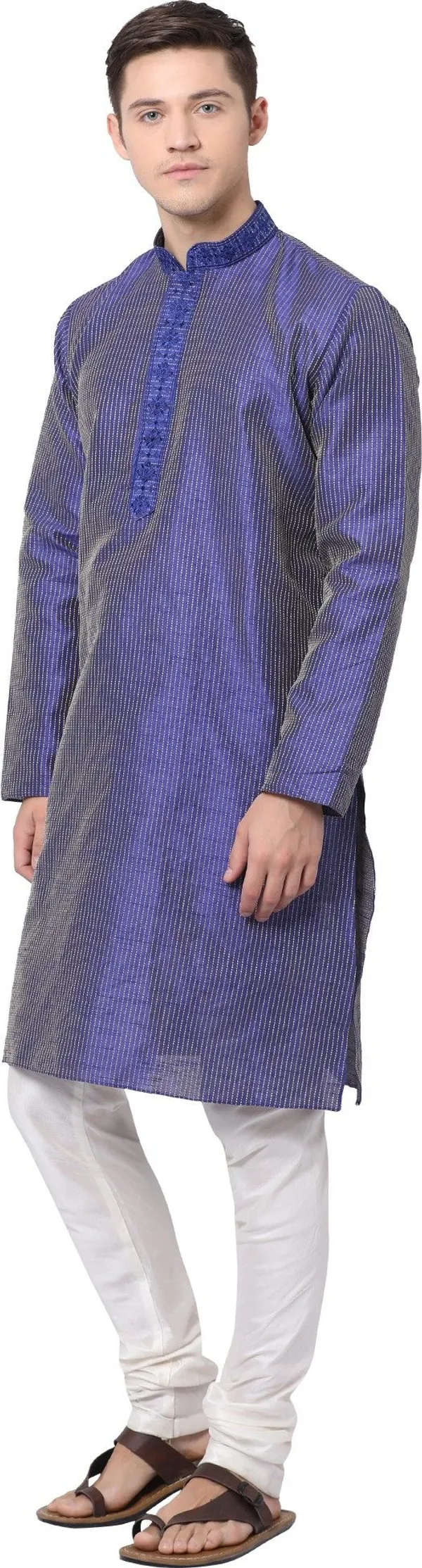 Tabard_Men_Embroidered_Straight_Kurta_(Blue)