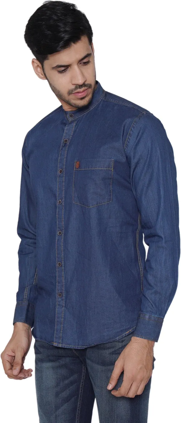 Tabard_Men_Solid_Straight_Kurta_(Blue)
