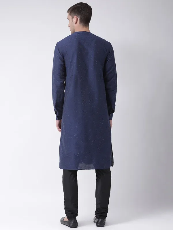 Tabard_Men_Printed_Straight_Kurta_(Blue)