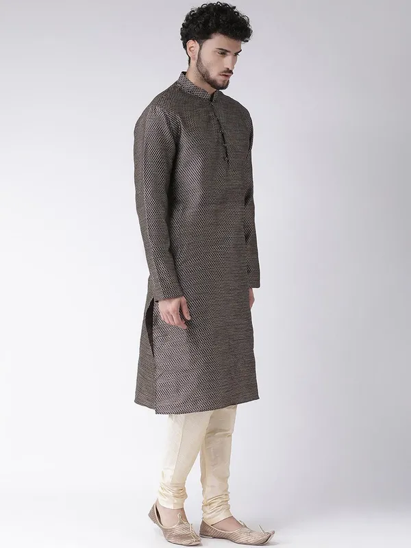 Tabard_Men_Printed_Straight_Kurta_(Blue)