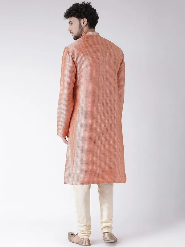 Tabard_Men_Printed_Straight_Kurta_(Red)
