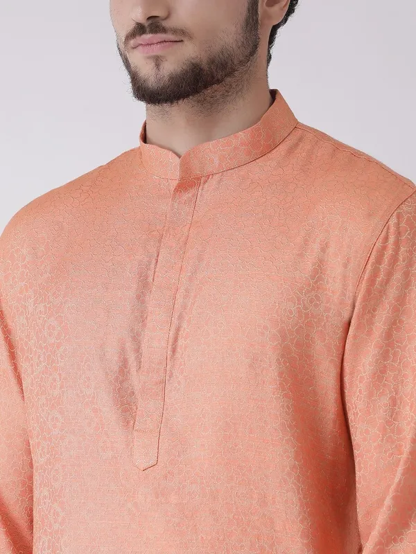 Tabard_Men_Printed_Straight_Kurta_(Pink)