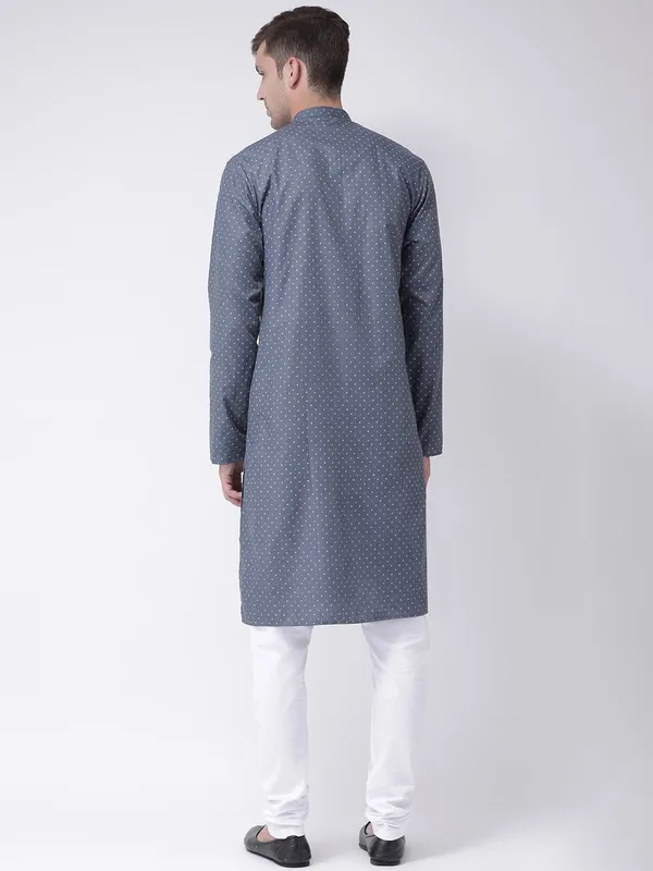 Tabard_Men_Printed_Straight_Kurta_(Blue)