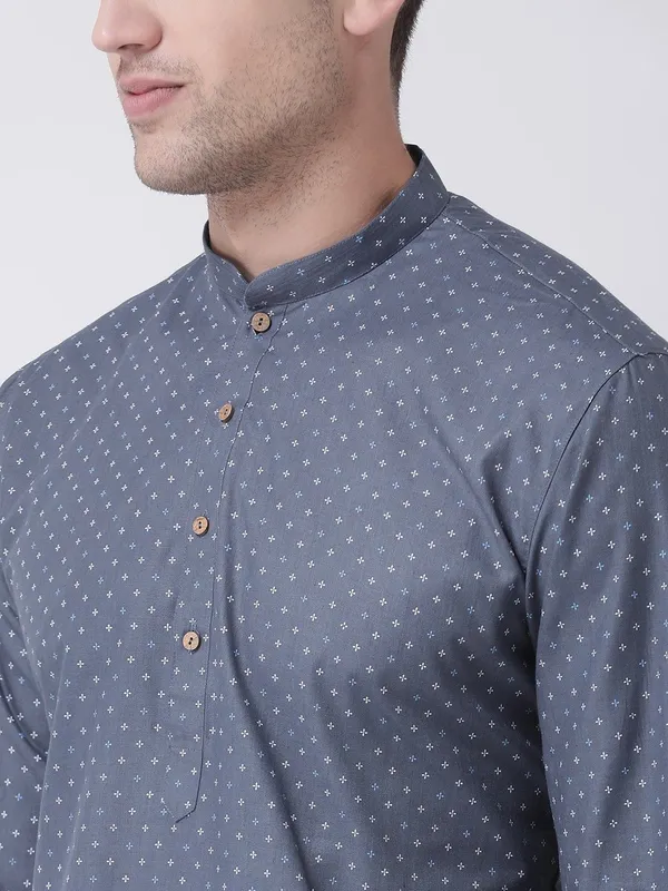 Tabard_Men_Printed_Straight_Kurta_(Blue)