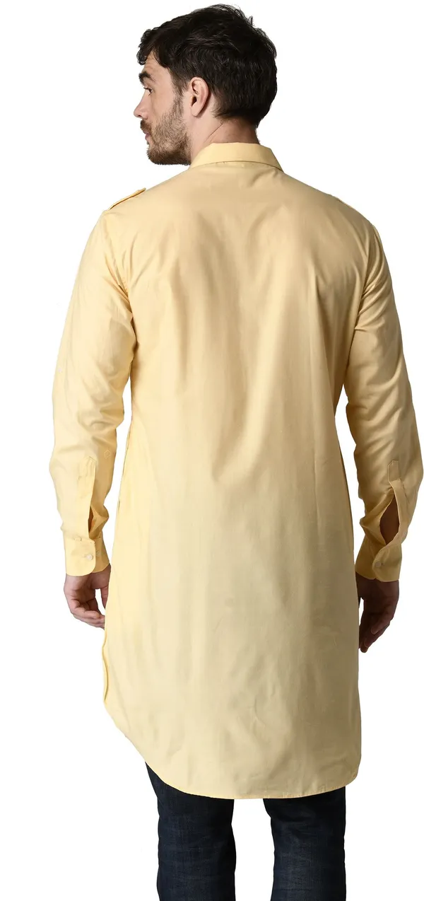 Tabard_Men_Solid_Straight_Kurta_(Beige)