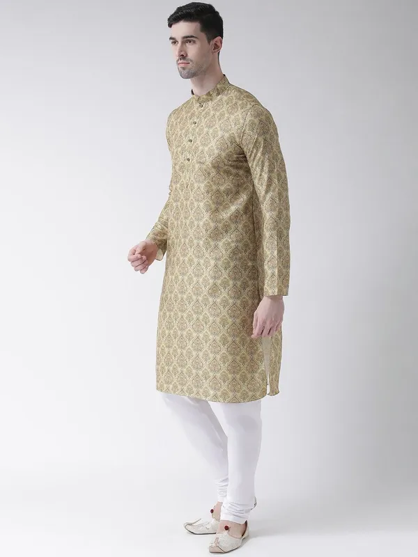 Tabard_Men_Printed_Straight_Kurta_(Beige)