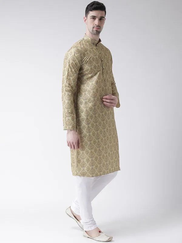 Tabard_Men_Printed_Straight_Kurta_(Beige)