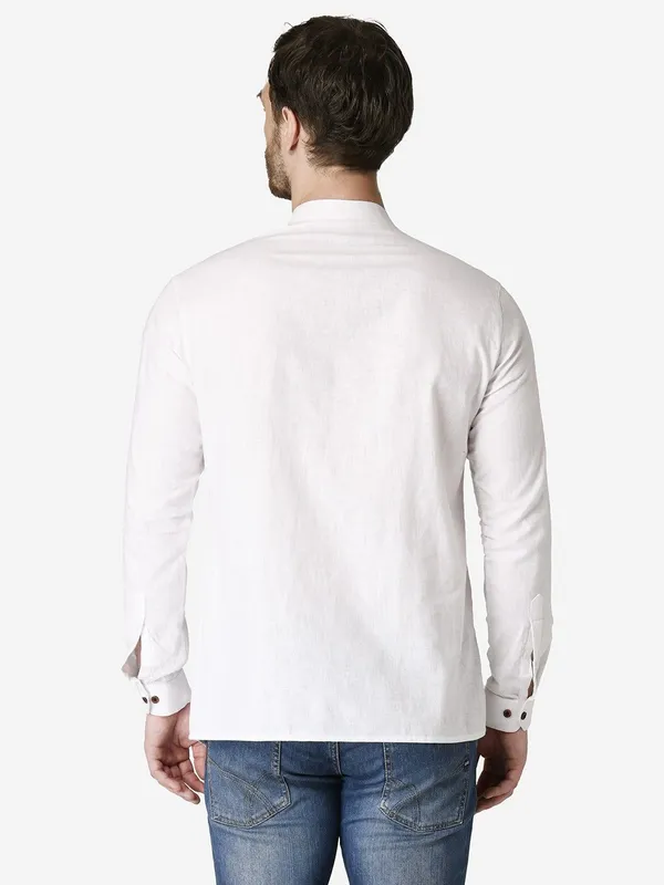 Tabard_Men_Solid_Straight_Kurta_(White)