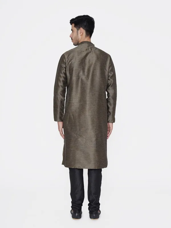 Tabard_Men_Printed_Straight_Kurta_(Beige)