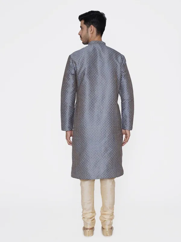 Tabard_Men_Printed_Straight_Kurta_(Blue)