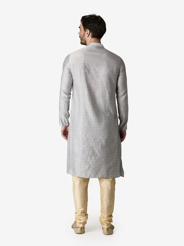 Tabard_Men_Printed_Straight_Kurta_(Grey)