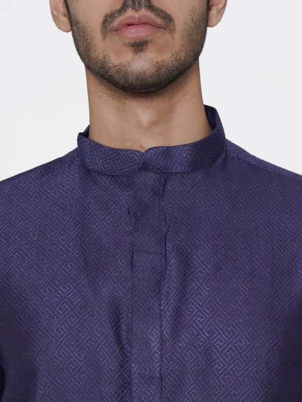 Tabard_Men_Printed_Straight_Kurta_(Blue)