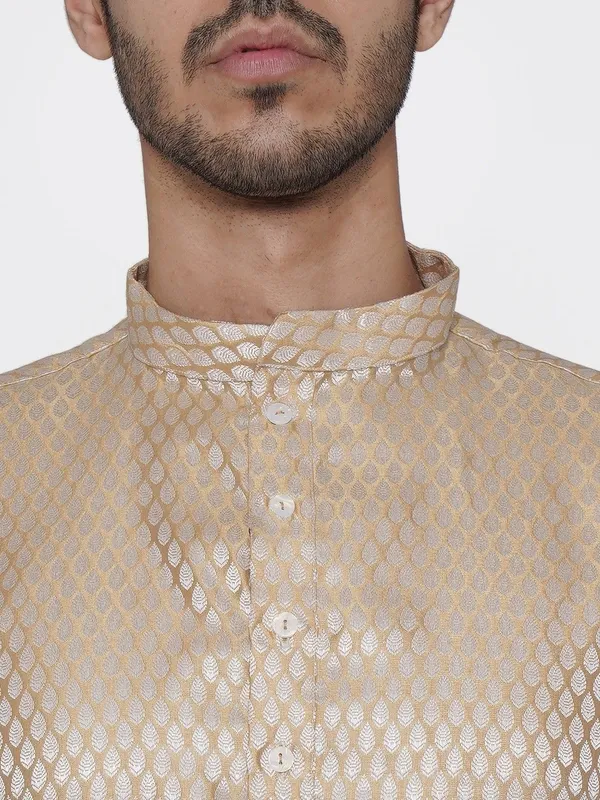 Tabard_Men_Printed_Straight_Kurta_(Beige)