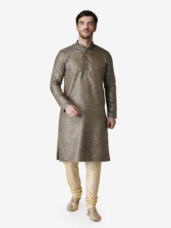 Tabard_Men_Solid_Straight_Kurta_(Blue)