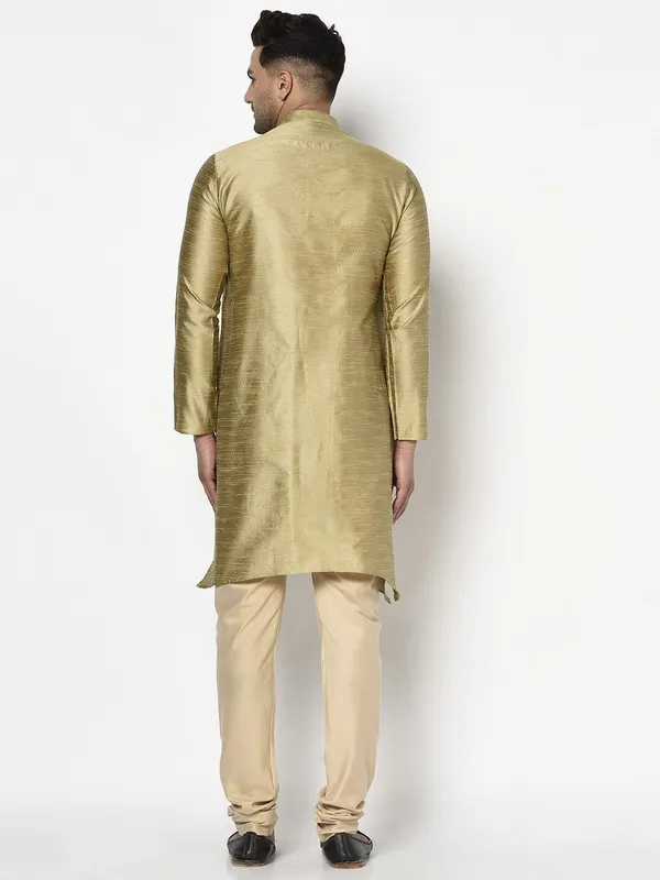 Tabard_Men_Self_Design_Straight_Kurta_(Beige)