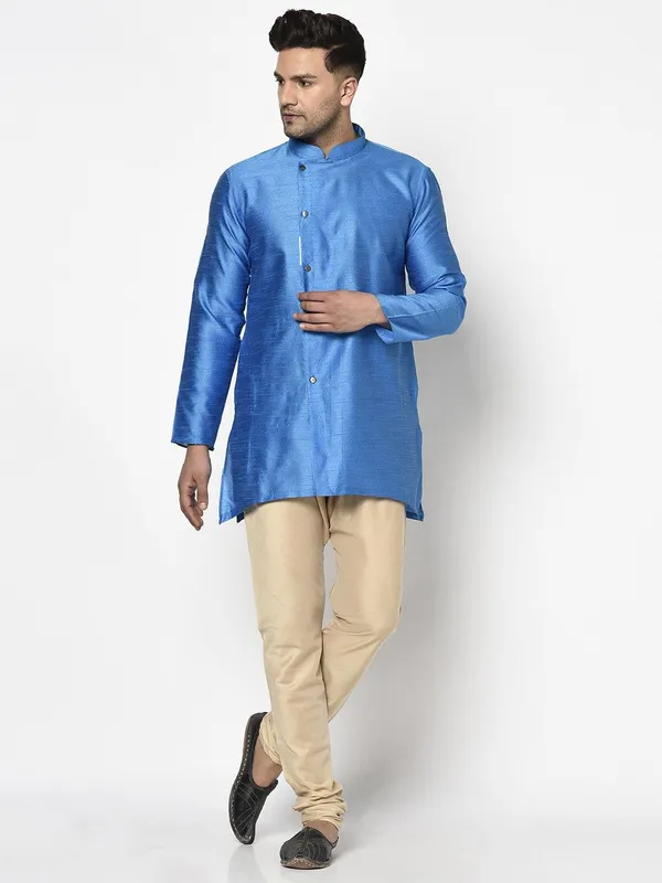 Tabard_Men_Striped_Straight_Kurta_(Blue)