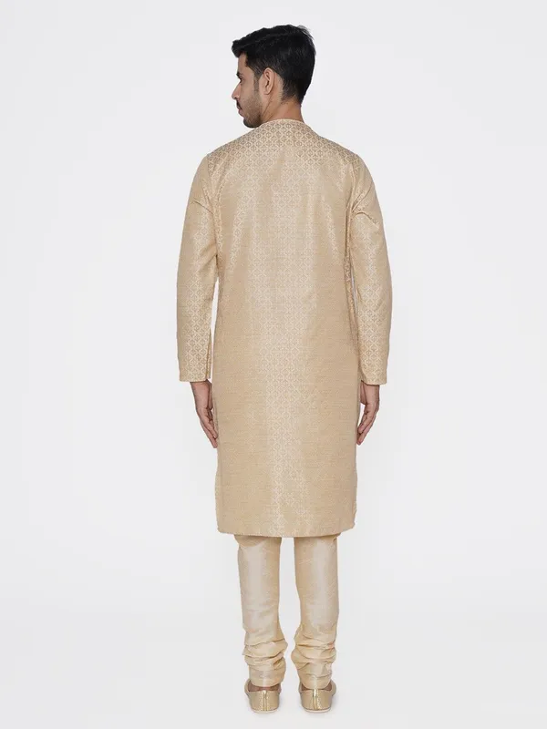 Tabard_Men_Printed_Straight_Kurta_(Beige)