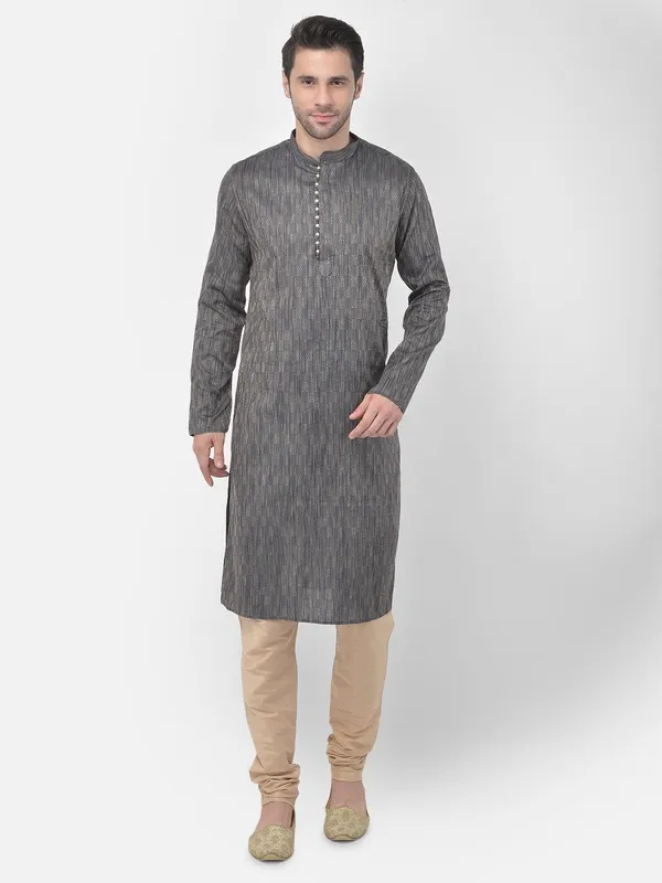 Tabard_Men_Printed_Straight_Kurta_(Blue)