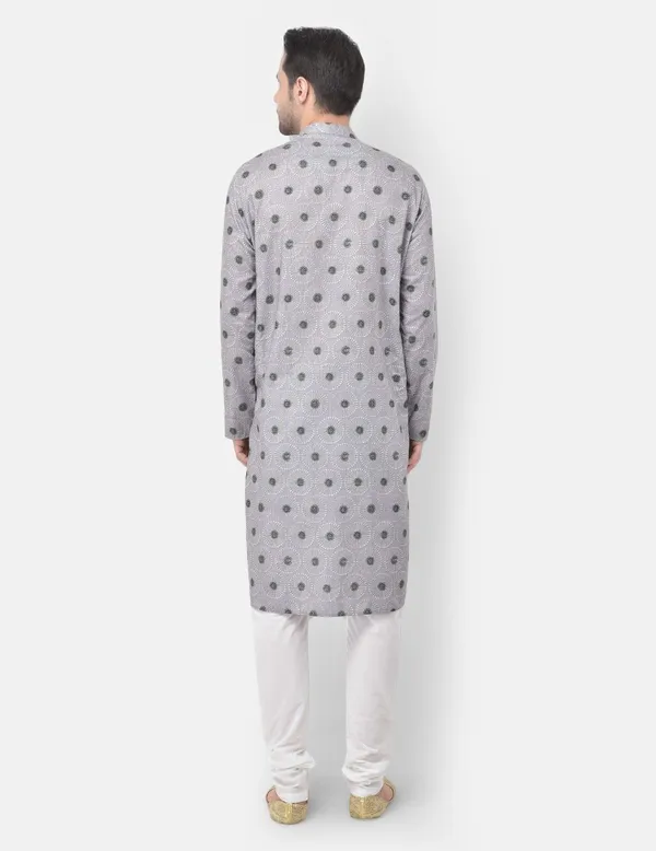Tabard_Men_Printed_Straight_Kurta_(Grey)