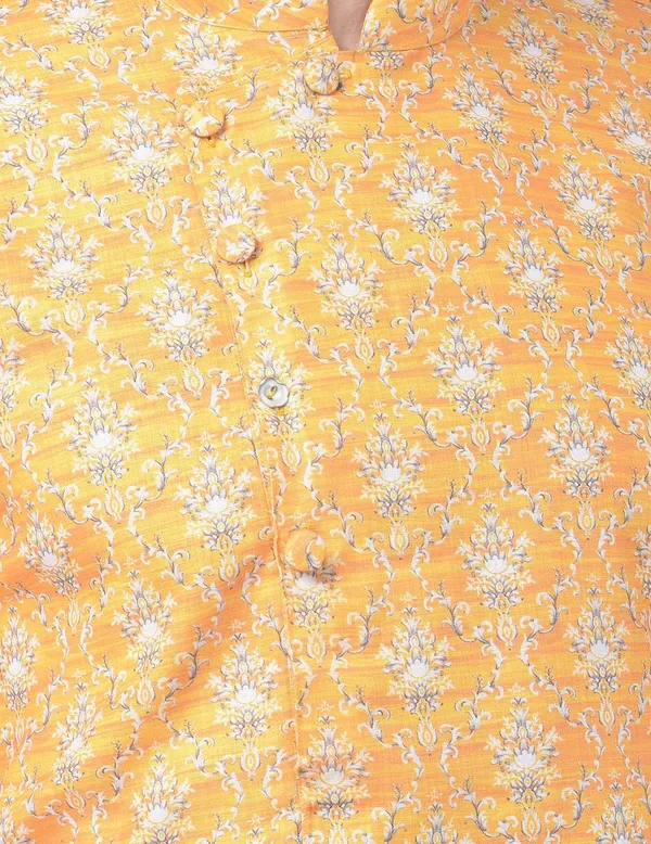 Tabard_Men_Printed_Straight_Kurta_(Yellow)