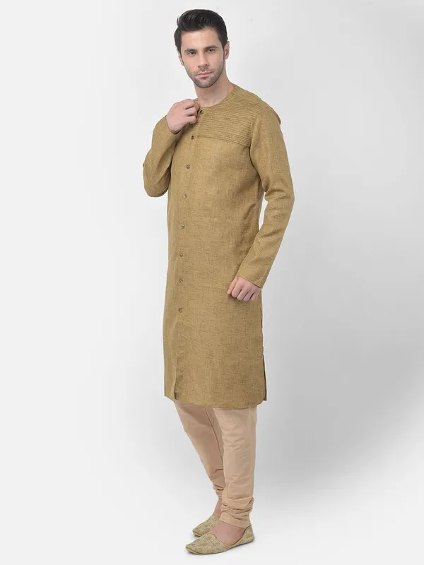 Tabard_Men_Printed_Straight_Kurta_(Beige)