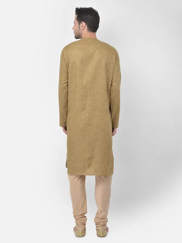 Tabard_Men_Printed_Straight_Kurta_(Beige)