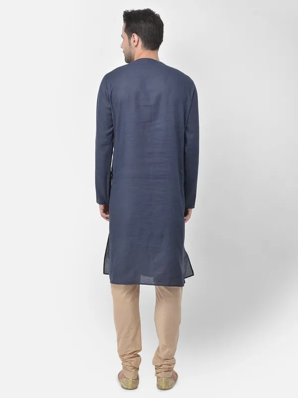 Tabard_Men_Printed_Straight_Kurta_(Blue)
