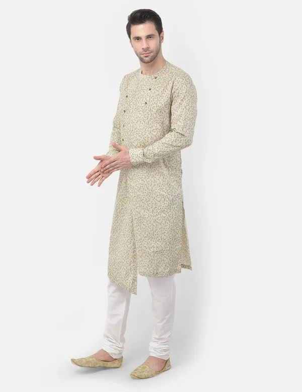 Tabard_Men_Printed_Straight_Kurta_(Beige)