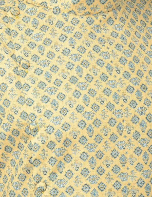 Tabard_Men_Printed_Straight_Kurta_(Yellow)