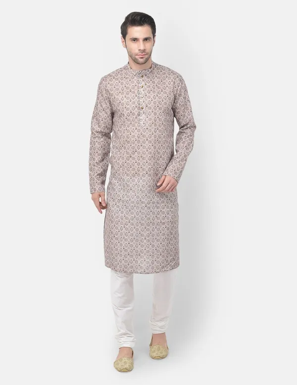Tabard_Men_Printed_Straight_Kurta_(Beige)