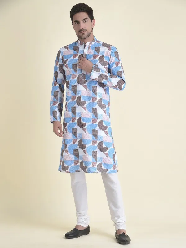 Tabard_Men_Printed_Straight_Kurta_(Multicolor)