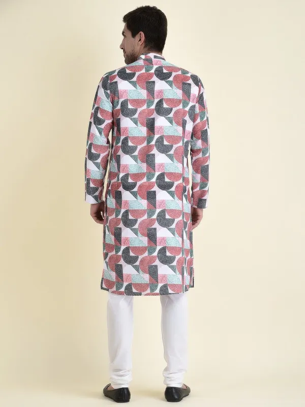 Tabard_Men_Printed_Straight_Kurta_(Multicolor)