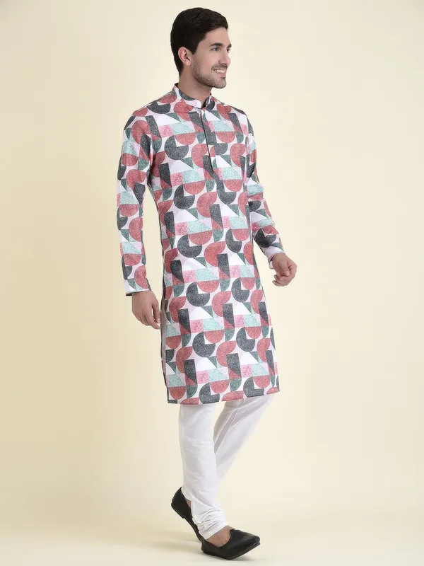 Tabard_Men_Printed_Straight_Kurta_(Multicolor)
