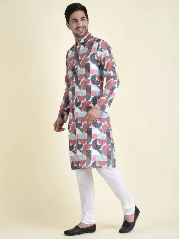 Tabard_Men_Printed_Straight_Kurta_(Multicolor)