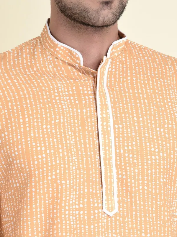 Tabard_Men_Printed_Straight_Kurta_(Yellow)